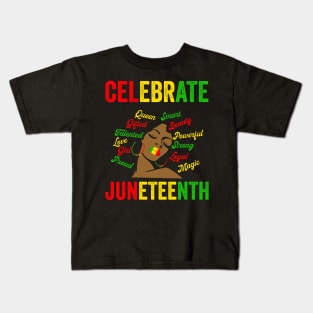 CELEBRATE JUNETEENTH Kids T-Shirt